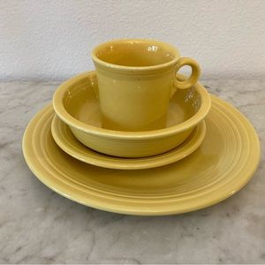 Fiestaware 4-piece Dining Set